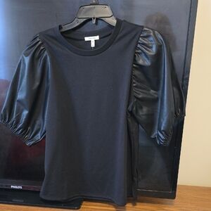 Maurices Charcoal Gray Crew Neck Top